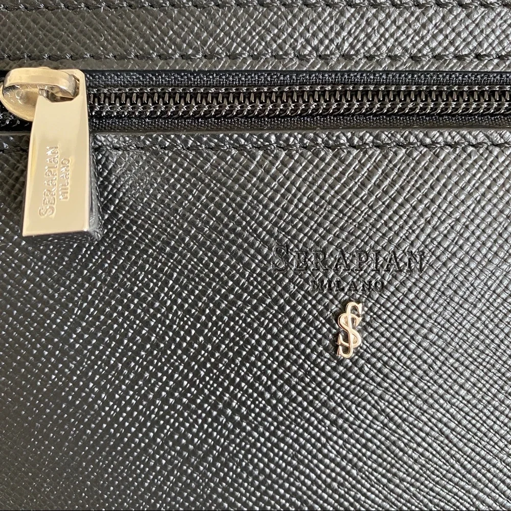 Serapian Leather Document laptop Case